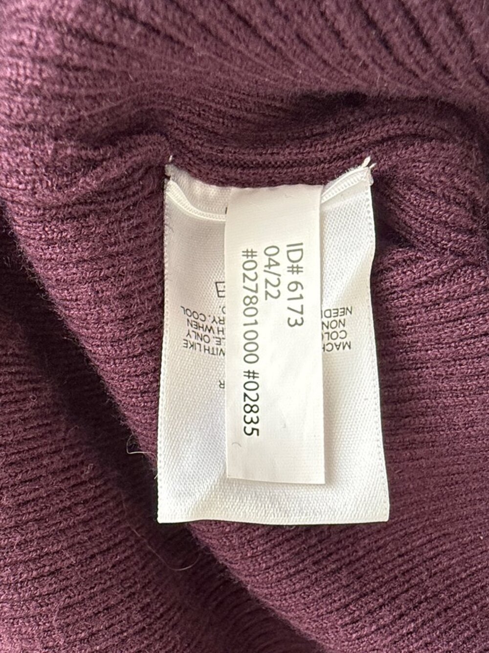 Express Purple Sleeveless Mockneck Knit Midi Dress, Size Large - Picture 9 of 9